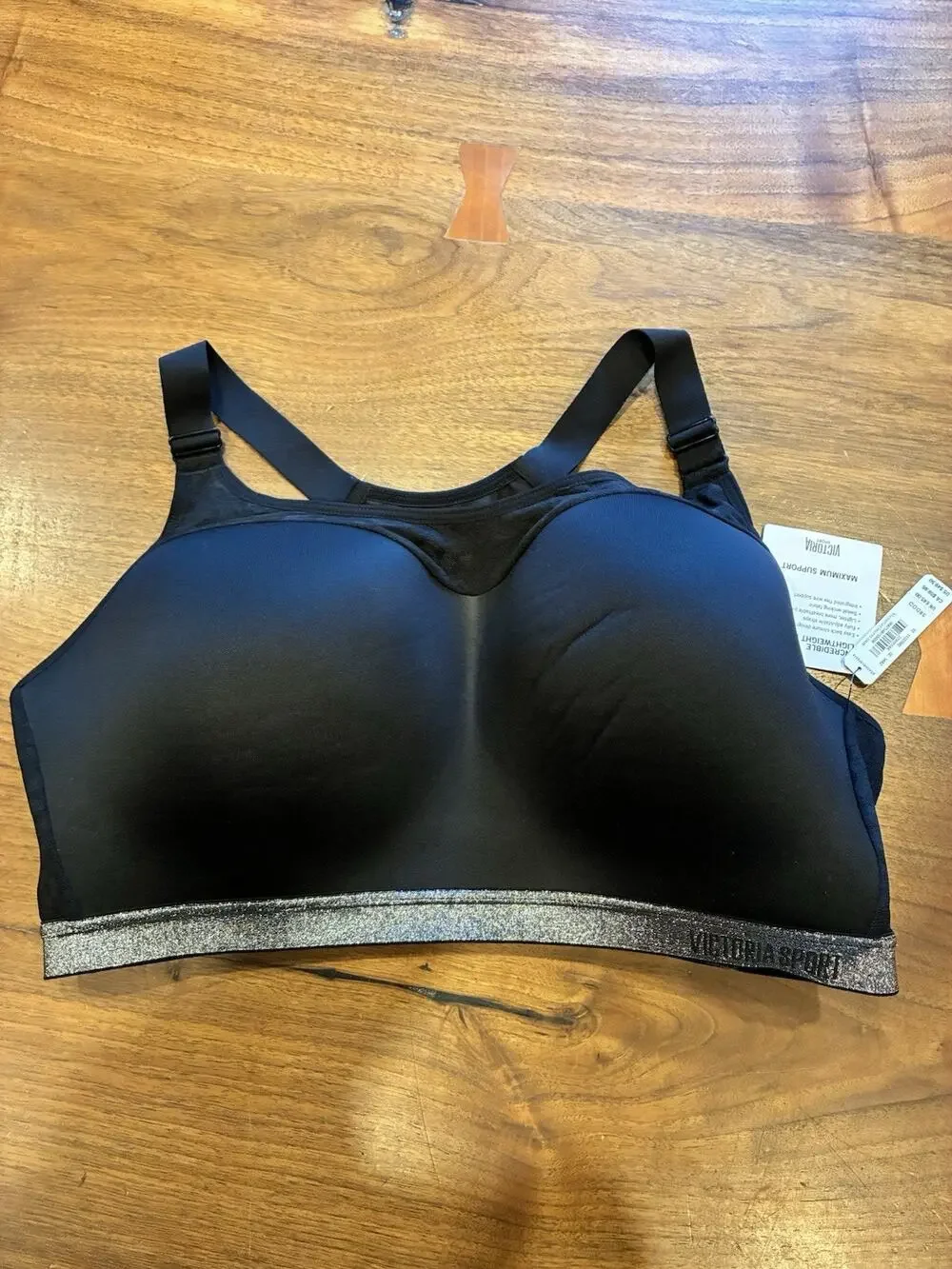 VICTORIA SECRET SPORT INCREDIBLE ON POINT SPORTS BRA 38DDD Black